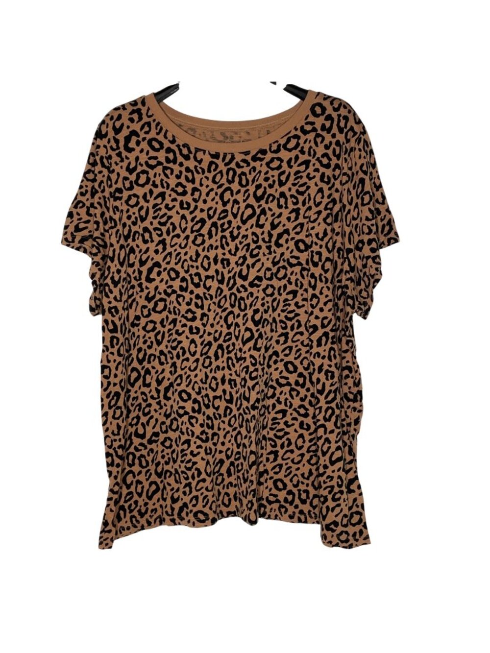 Torrid Classic Fit Leopard Cheetah Animal Print T-Shirt Sz 4X Mob Wife